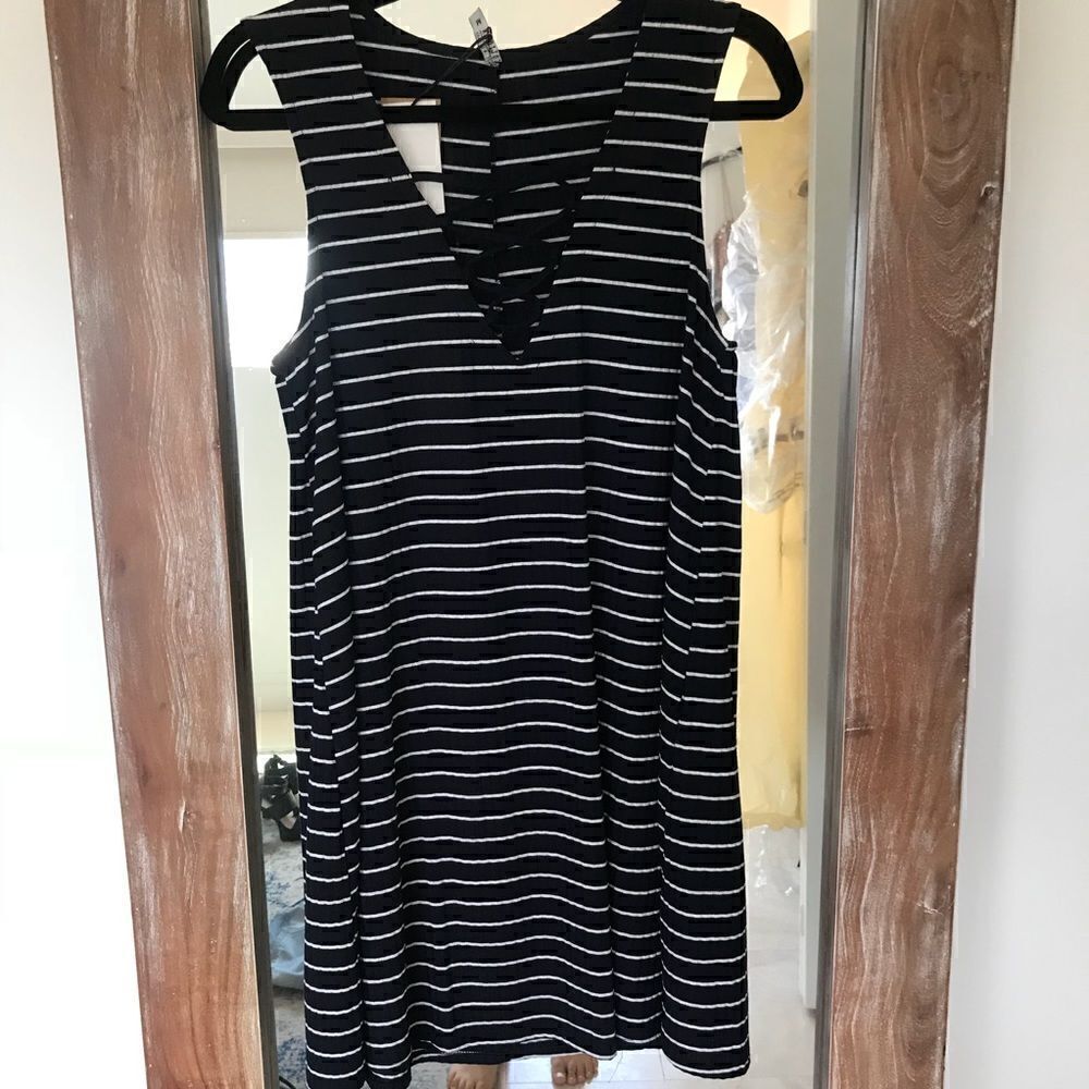 KN Salem Lace Up Tank Dress Size M